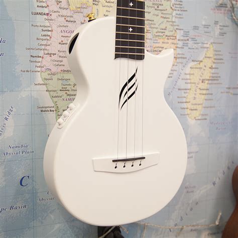 Enya Nova U Pro Tenor Electro Ukulele White World Of Ukes