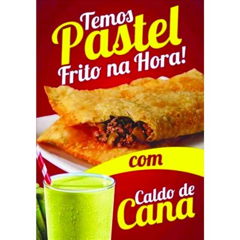 Banner Pastel Frito Na Hora Caldo De Cana X Submarino