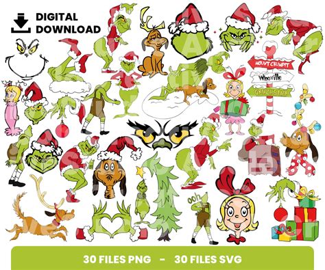 30 Clipart The Grinch EclipArtCo