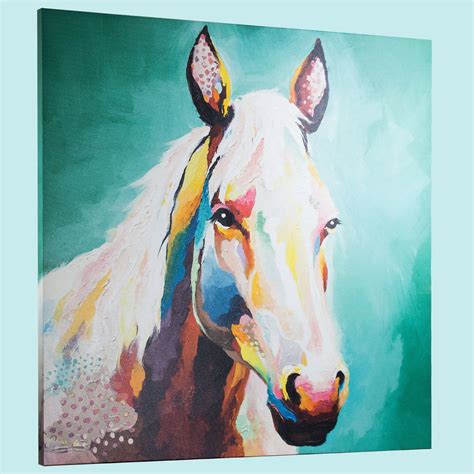 Colorful Horse Painting A Visual Exploration Of Equine Art Paint Colors