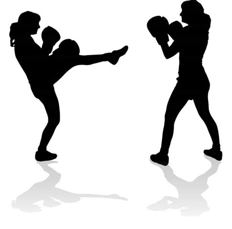 Royalty Free Female Boxing Clip Art Vector Images And Illustrations Istock