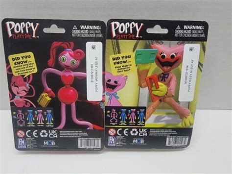 Poppy Playtime Smiling Kissy Missy And Mommy Long Legs 5 Posable Figures