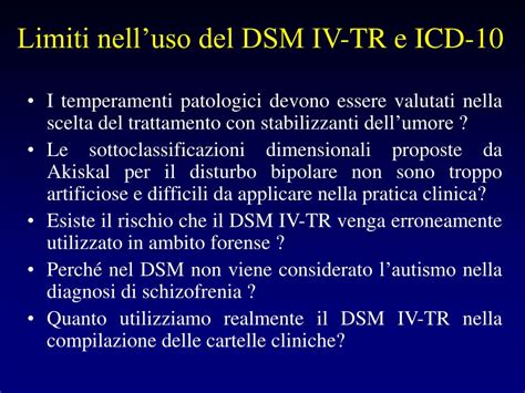 PPT Limportanza Del DSM IV TR Nella Pratica Clinica PowerPoint