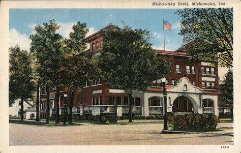 Mishawaka Hotel Indiana Postcard