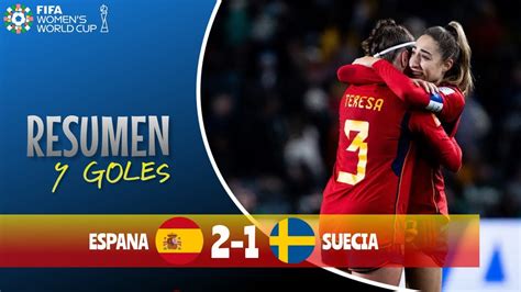 España vs Suecia Resumen y Goles Copa Mundial Femenino 2023