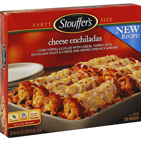 STOUFFER'S CLASSICS Cheese Enchiladas, Party Size Frozen Meal | Frozen ...