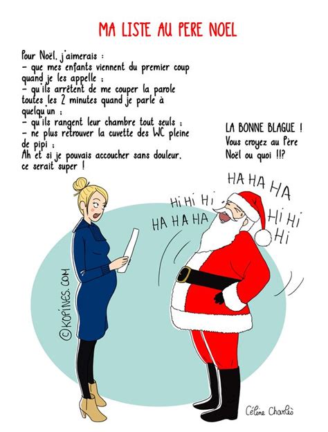 Ma liste au père noël Les BD Kopines Blagues de noël Noël humour