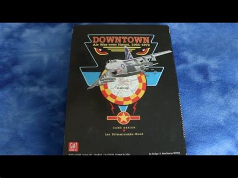 GMT Games Downtown Air War Over Hanoi 1965 1972 First Look YouTube