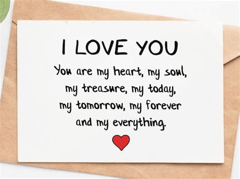 Romantic Love Cards For Girlfriend