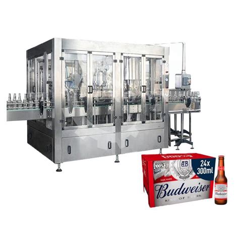 Full Automatic Isobaric Beer Glass Bottle Filling Machine China Beer