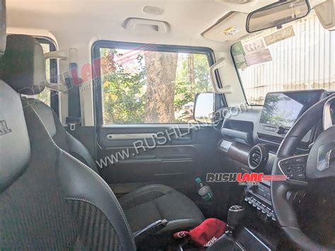 Mahindra Thar Door Rear Legroom Revealed New Interior Spy Shots