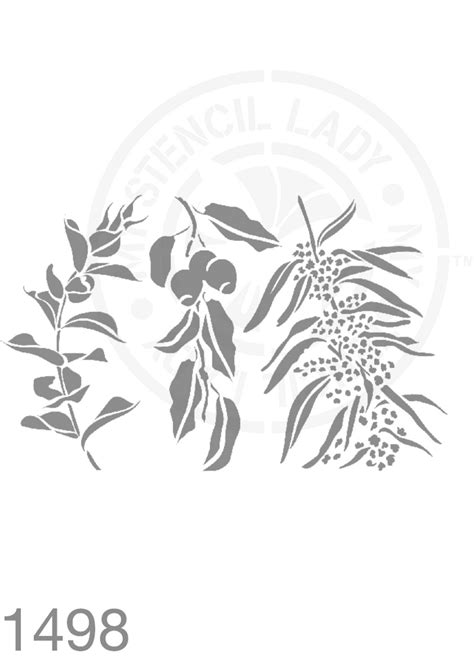 My Stencil Lady Australian Made Native Branches Flowers Stencils