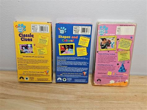 Nickelodeon Nick Jr Blue S Clues Vhs Tapes Etsy Ireland Sexiz Pix