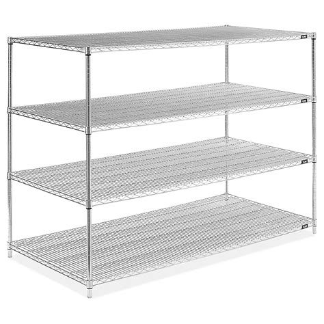 Stainless Steel Wire Shelving Unit 72 X 36 X 54 H 6951 Uline