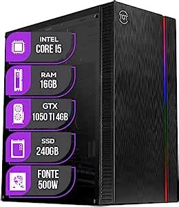 PC Gamer Mancer Intel Core I5 GTX 1050 TI 4GB 16GB De Ram SSD 240GB