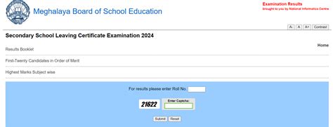 MBOSE Result 2024 Out LIVE Megresults Nic In Meghalaya SSLC HSSLC