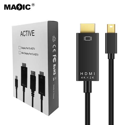 Mini Dp Male To Hdmi Male Cable Shenzhen Magelei Electronic And