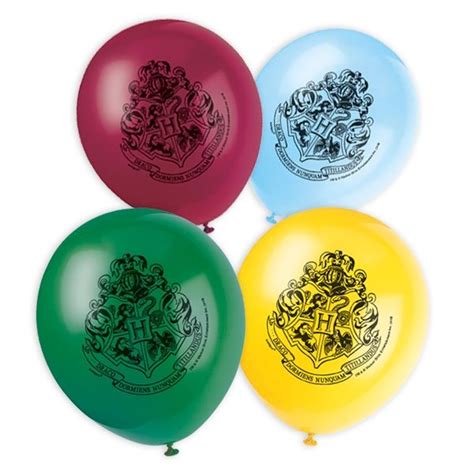 Harry Potter Luftballons Hogwarts Motive 8 Stk 30cm