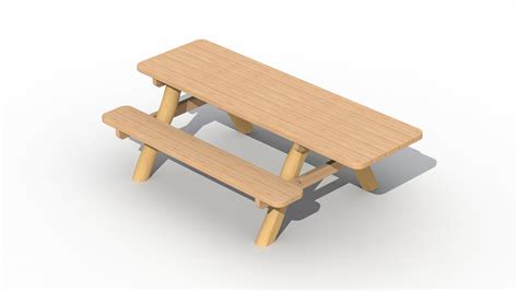 Table De Pique Nique En Robinier Accessible Pour Les Personnes En