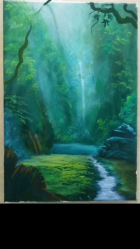 How To Draw Beautiful Scenery With Artbeek Acrylic Landscape Art