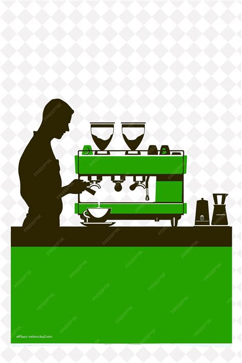 Aperitivo Coffee Culture Scene With a Barista Making an Espr Italy