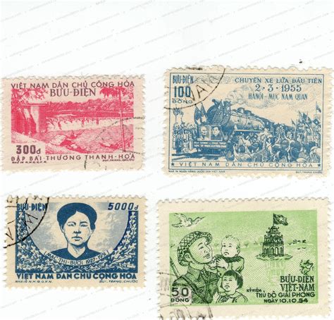 Postally Used Stamps of North Vietnam - Vietnam Collector