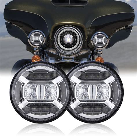 Luces LED Antiniebla Auxiliares Para Motocicleta L Mparas Antiniebla De