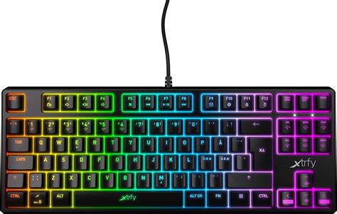 Xtrfy K Tkl Rgb Kailh Red Ru Black Xg K Rgb Tkl R Rus