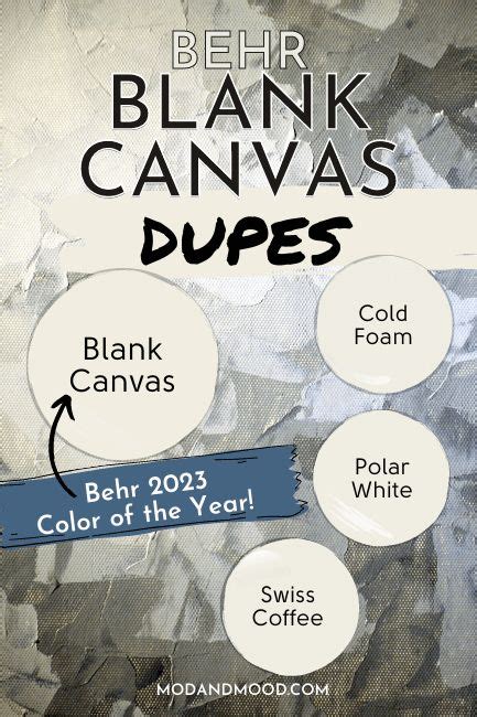 Behr 2023 Color Of The Year Blank Canvas Review Better Than Swiss