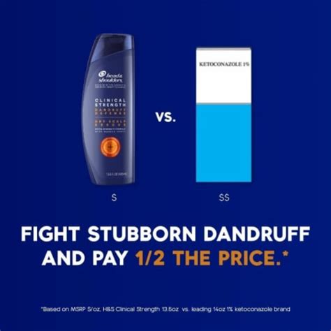 Head And Shoulders Clinical Strength Dandruff Defense Dry Scalp Rescue