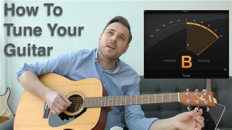 How To Tune A Guitar Guitar Tuner Tuning A Guitar How To Tune