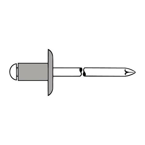 Dado Per Rivetto Cieco Polygrip Gambo Per Rivetto Dxl 7X13 5 Mm M5 Va