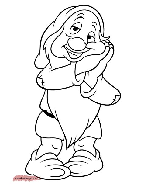 Grumpy Seven Dwarfs Coloring Pages Disney Coloring Pages Disney Porn