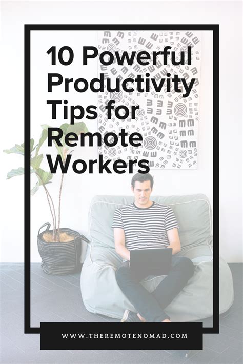 10 Powerful Productivity Tips For Remote Workers Laptrinhx News