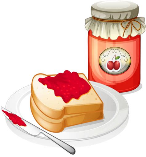 Jam Sandwich Pictures Illustrations Royalty Free Vector Graphics