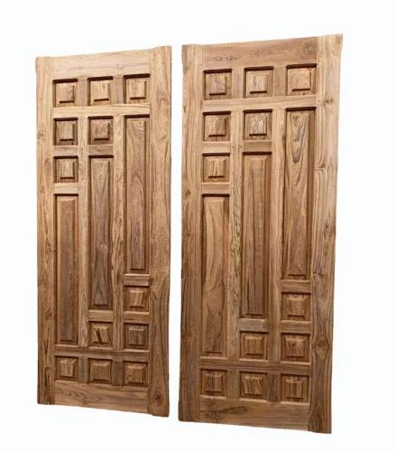 Exterior Mm Teak Wood Door For Used In Home And Hotel At Rs Sq