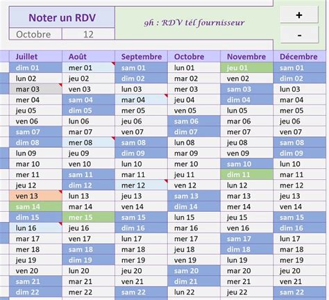 Ins Rer Des Rendez Vous Dans Un Calendrier En Vba Excel