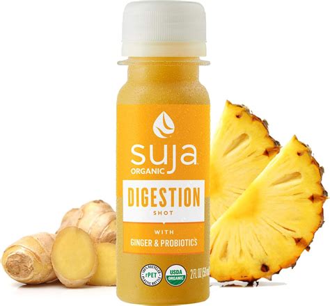 Suja Organic Digestion Shot 90 Pack With Ginger And Apple Cider