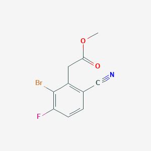 Methyl 2 Bromo 6 Cyano 3 Fluorophenylacetate S856170 Smolecule