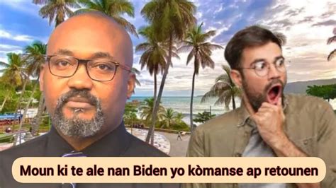 Valery NUMA Anpil moun ki te ale USA nan Pwogram Biden nan kòmanse ap