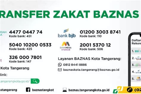 Baznas Kota Tangerang Siap Terima Zakat Fitrah H Sebesar Rp Ribu