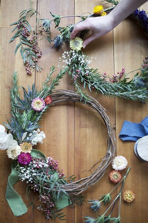 Spring Wreath Workshop Bramble Workshop Dried Floral Wreaths