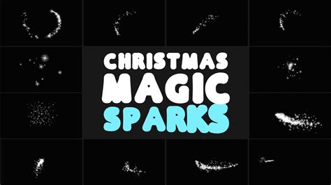AE Template: Christmas Magic Sparks | Effects SBV-347329997 - Storyblocks