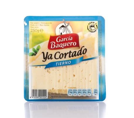 Queso Tierno Ya Cortado Garcia Baquero Gr