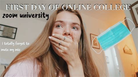 First Day Of College Vlog 2020 Youtube