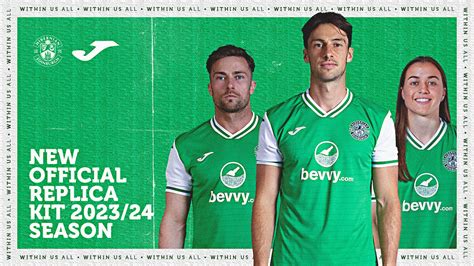 Joma Launches The New Hibernian CF Shirt 2023 2024 Joma