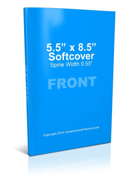 5 5 X 8 5 Paperback Book Mock Up Cover Actions Premium Mockup Psd Template