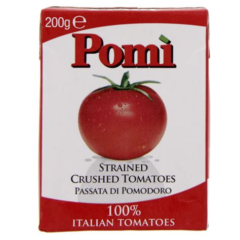 Pomi Strained Crushed Tomatoes 200g | Cand Tomatoes&Puree | Lulu Bahrain