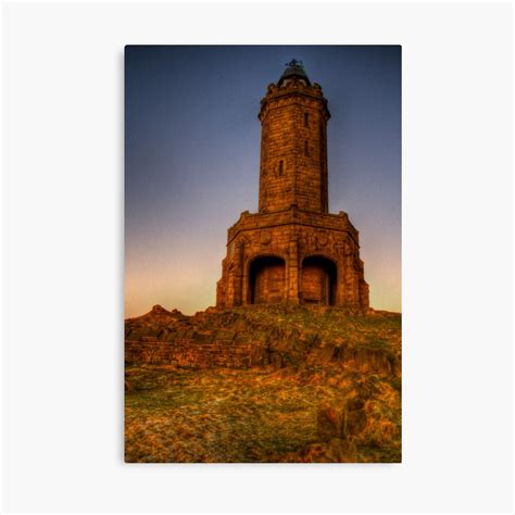 "Darwen Tower, Sunrise HDR" Canvas Print by Squigglyx | Redbubble