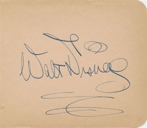 Walt Disney Autograph : Lot 93